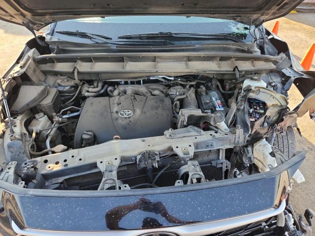 5TDGZRAH9MS516762 - 2021 TOYOTA HIGHLANDER XLE შავი ფოტო 12