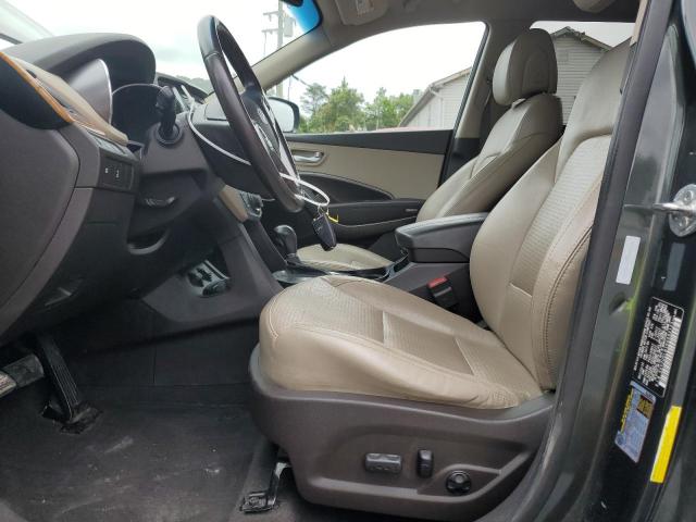 5XYZUDLB1DG092123 - 2013 HYUNDAI SANTA FE S GREEN photo 7