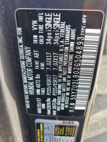 5XYZU3LB0JG504893 - 2018 HYUNDAI SANTA FE S BROWN photo 13