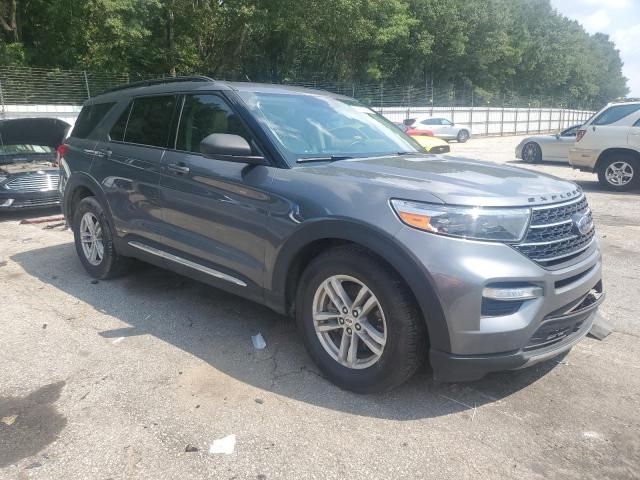 1FMSK7DH9MGA55499 - 2021 FORD EXPLORER XLT ნაცრისფერი ფოტო 4