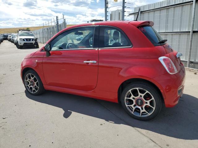 3C3CFFBR5FT733221 - 2015 FIAT 500 SPORT RED photo 2