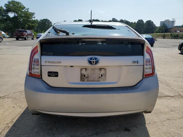 JTDKN3DU1D0338098 - 2013 TOYOTA PRIUS SILVER photo 6