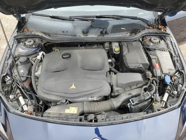 WDDSJ4GB2HN471348 - 2017 MERCEDES-BENZ CLA 250 4MATIC BLUE photo 11