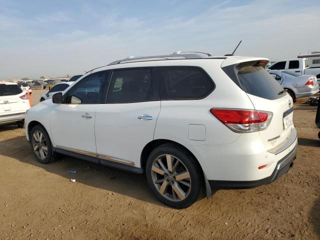 5N1AR2MM3DC674355 - 2013 NISSAN PATHFINDER S WHITE photo 2