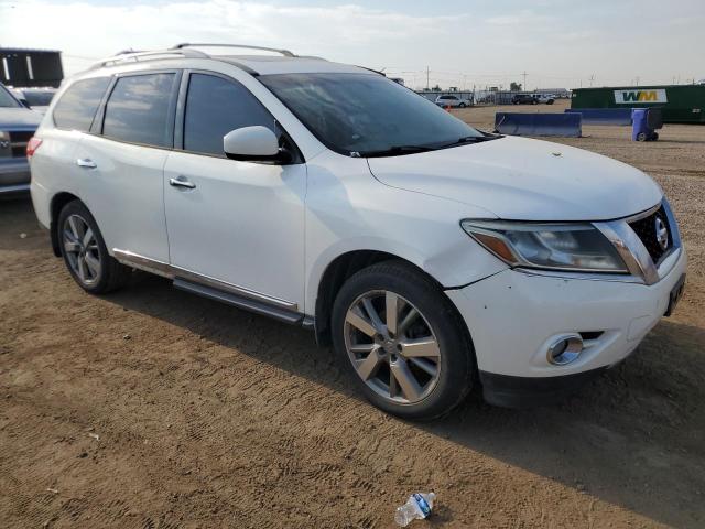 5N1AR2MM3DC674355 - 2013 NISSAN PATHFINDER S WHITE photo 4