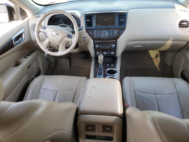 5N1AR2MM3DC674355 - 2013 NISSAN PATHFINDER S WHITE photo 8