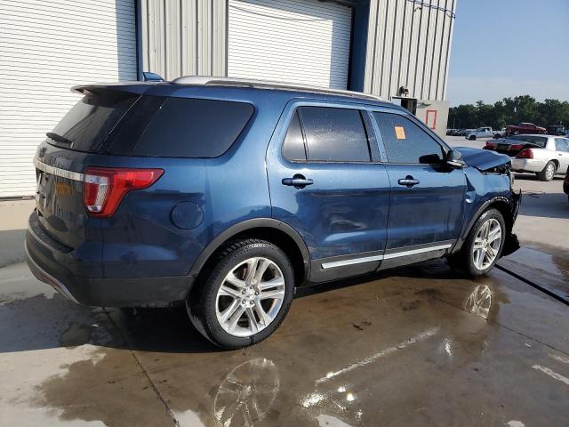 1FM5K7D81HGA03464 - 2017 FORD EXPLORER XLT 蓝色 照片 3