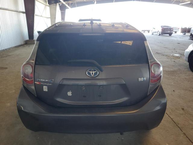 JTDKDTB37D1551760 - 2013 TOYOTA PRIUS C ნაცრისფერი ფოტო 6