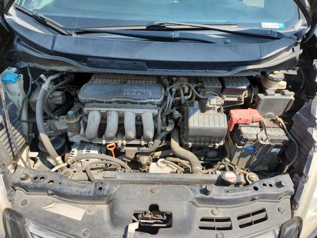 JHMGE8H45AC004307 - 2010 HONDA FIT SPORT BLACK photo 11