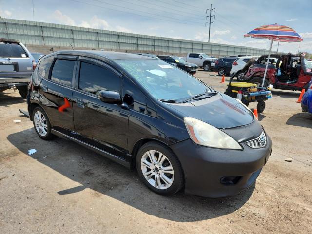 JHMGE8H45AC004307 - 2010 HONDA FIT SPORT BLACK photo 4
