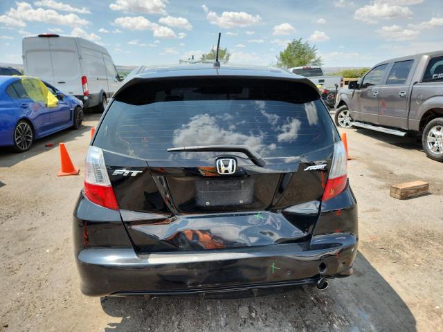 JHMGE8H45AC004307 - 2010 HONDA FIT SPORT BLACK photo 6