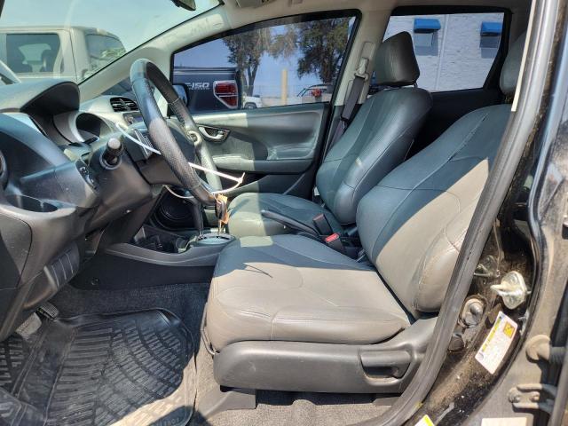 JHMGE8H45AC004307 - 2010 HONDA FIT SPORT BLACK photo 7