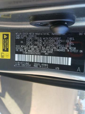 5TDBK3EHXDS256992 - 2013 TOYOTA HIGHLANDER BASE أخضر صورة 14