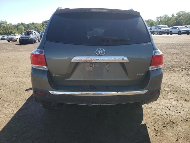 5TDBK3EHXDS256992 - 2013 TOYOTA HIGHLANDER BASE أخضر صورة 6