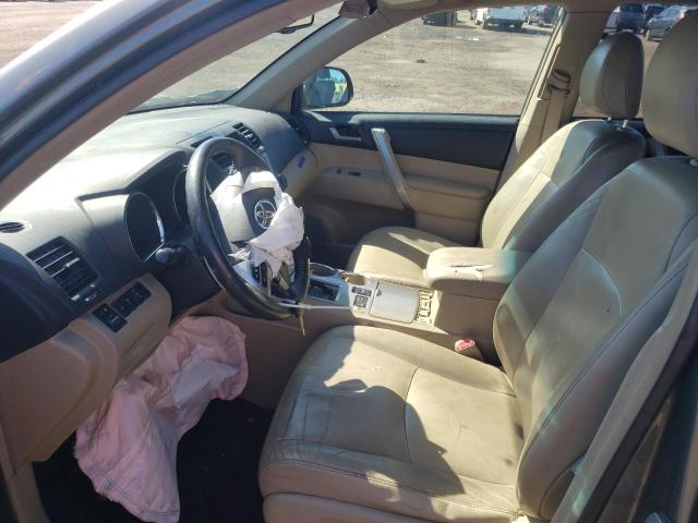 5TDBK3EHXDS256992 - 2013 TOYOTA HIGHLANDER BASE أخضر صورة 7