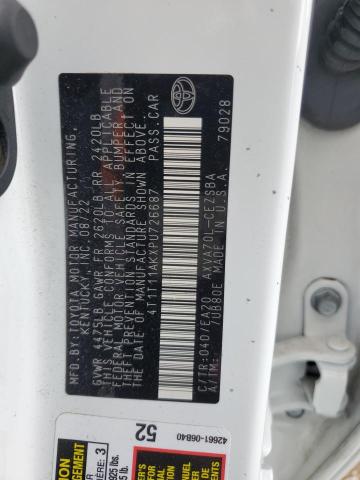 4T1T11AKXPU726687 - 2023 TOYOTA CAMRY SE NIGHT SHADE WHITE photo 13