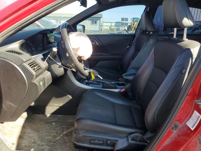 1HGCR2F55GA061187 - 2016 HONDA ACCORD SPORT RED photo 7