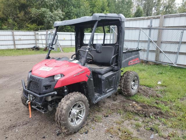 4XARH57A0EE804327 - 2014 POLARIS RANGER 570 RED photo 2