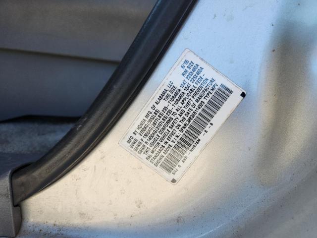 5FNRL38836B114529 - 2006 HONDA ODYSSEY TOURING SILVER photo 13