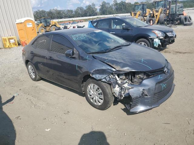 2T1BURHE5FC325548 - 2015 TOYOTA COROLLA L GRAY photo 4