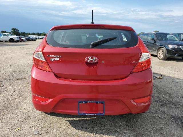 KMHCT5AE3DU131560 - 2013 HYUNDAI ACCENT GLS RED photo 6