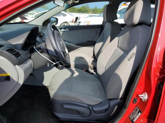 KMHCT5AE3DU131560 - 2013 HYUNDAI ACCENT GLS RED photo 7