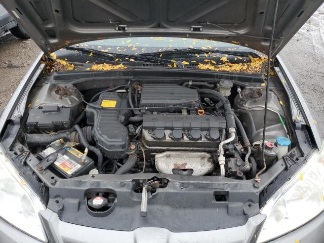 1HGES16345L019875 - 2005 HONDA CIVIC DX VP Grau Foto 11