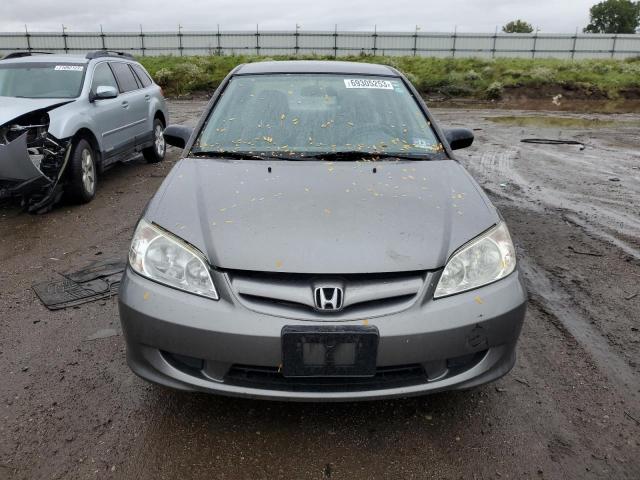 1HGES16345L019875 - 2005 HONDA CIVIC DX VP Grau Foto 5