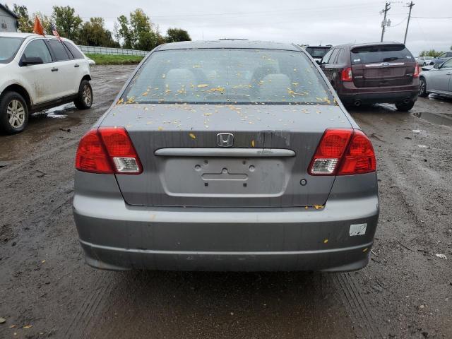 1HGES16345L019875 - 2005 HONDA CIVIC DX VP Grau Foto 6