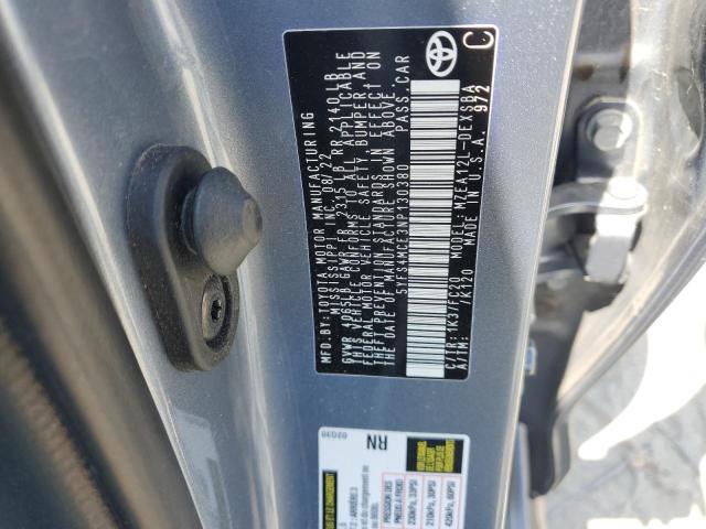 5YFS4MCE3NP130380 - 2022 TOYOTA COROLLA SE Көк фото 12