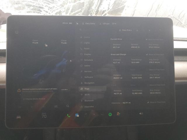 7SAYGDEE5PA029936 - 2023 TESLA MODEL Y 蓝色 照片 9