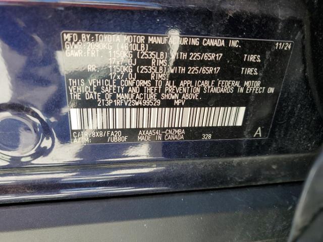 2T3P1RFV2SW499529 - 2025 TOYOTA RAV4 XLE ლურჯი ფოტო 13