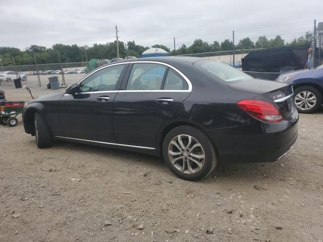 55SWF4KB7GU104669 - 2016 MERCEDES-BENZ C 300 4MATIC BLACK photo 2