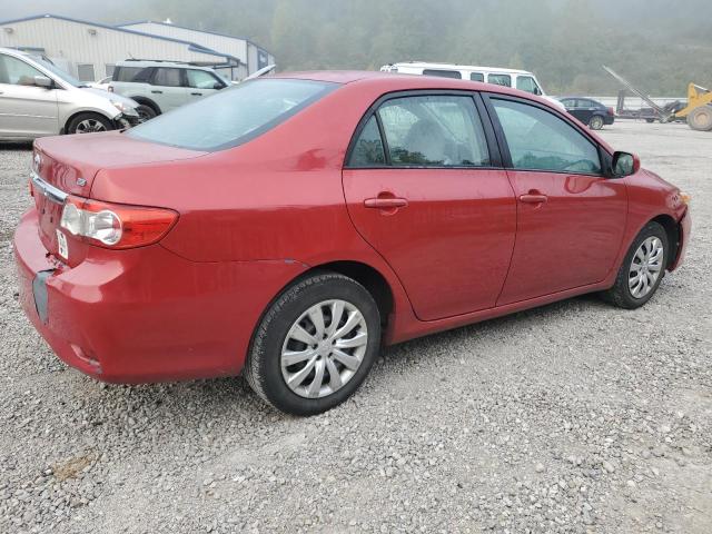 2T1BU4EE7CC779805 - 2012 TOYOTA COROLLA LE BASE RED photo 3