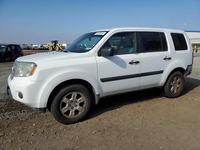 5FNYF38239B013767 - 2009 HONDA PILOT LX WHITE photo 1