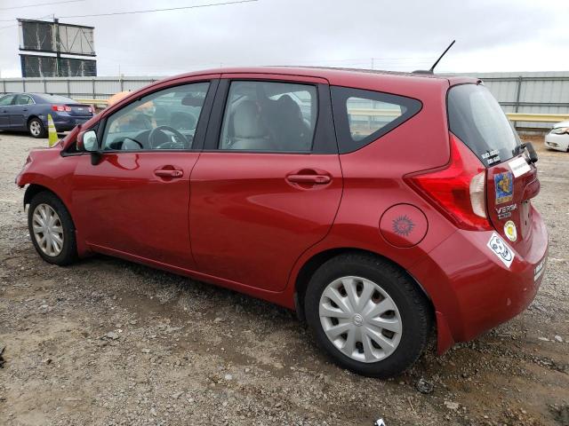 3N1CE2CP1EL383821 - 2014 NISSAN VERSA NO S RED photo 2