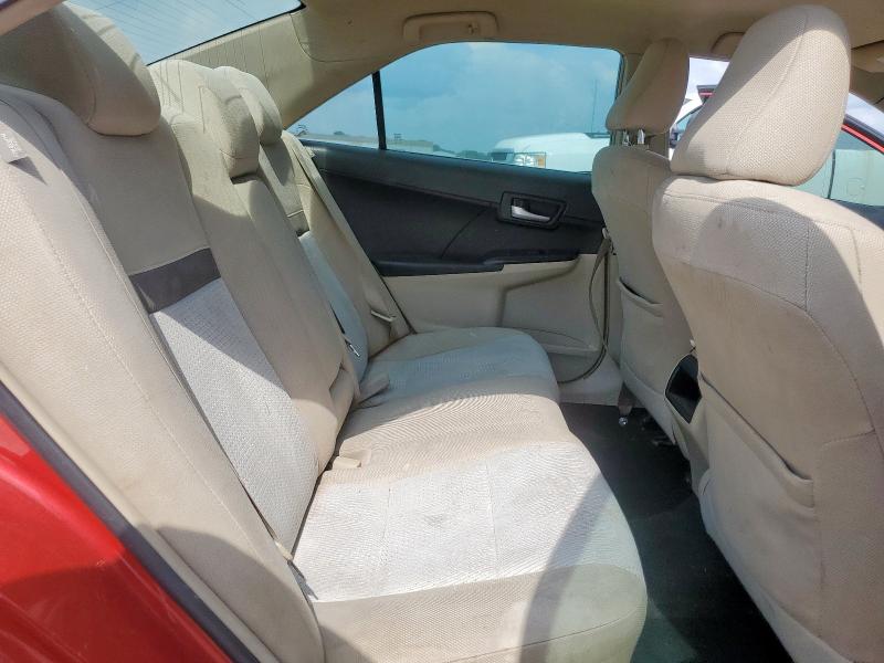 4T1BF1FK0CU557005 - 2012 TOYOTA CAMRY BASE წითელი ფოტო 10