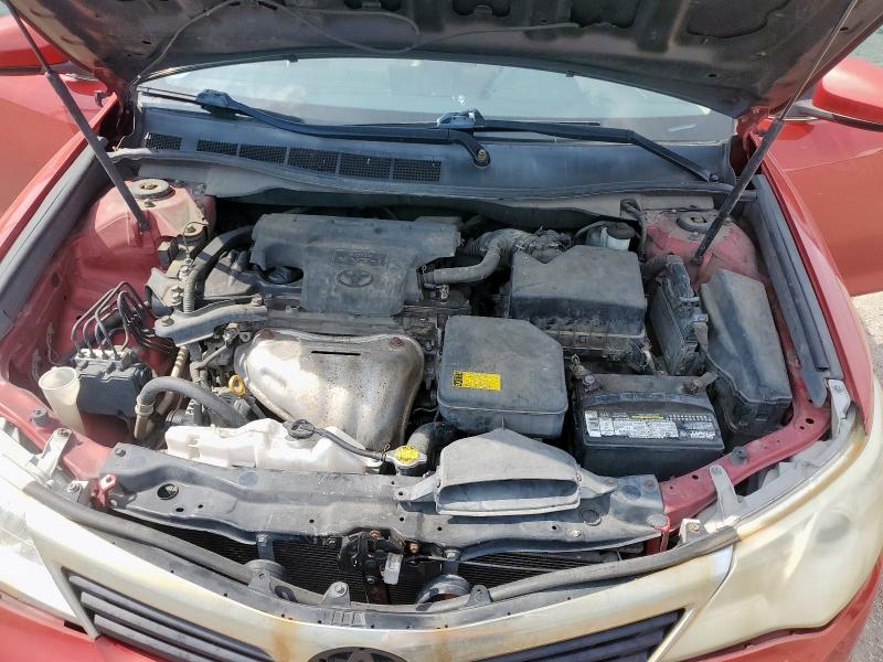 4T1BF1FK0CU557005 - 2012 TOYOTA CAMRY BASE წითელი ფოტო 11