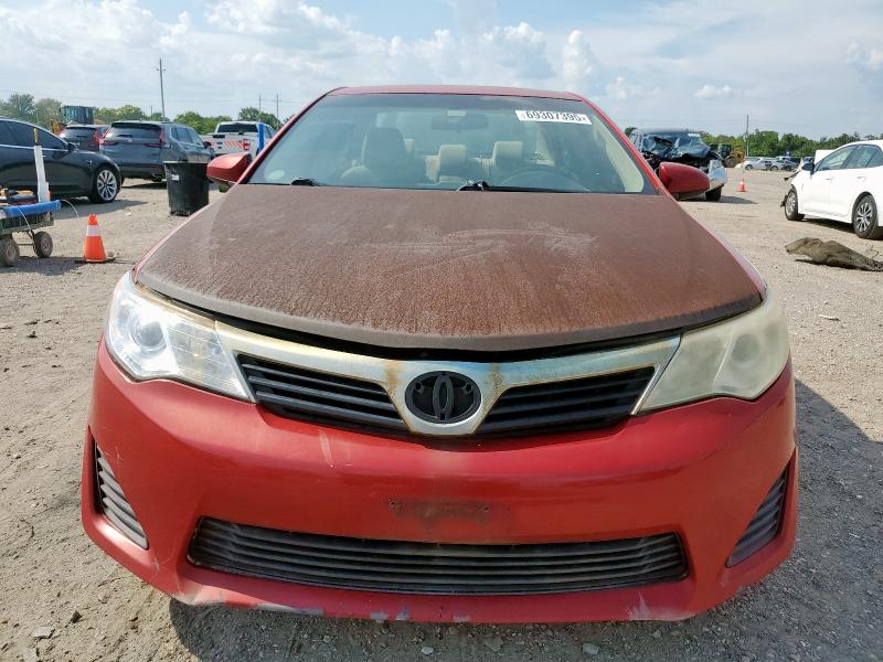 4T1BF1FK0CU557005 - 2012 TOYOTA CAMRY BASE წითელი ფოტო 5