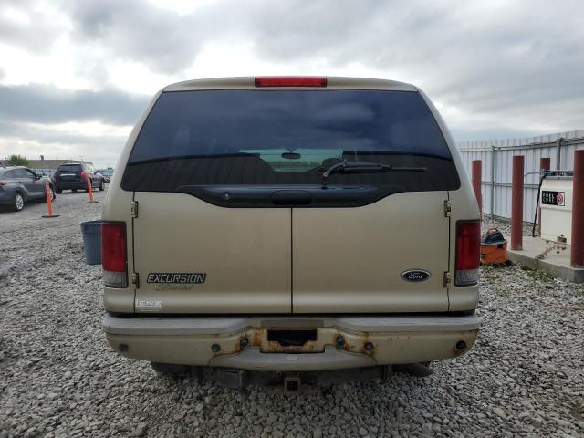 1FMNU43S24EA22231 - 2004 FORD EXCURSION LIMITED TAN photo 6