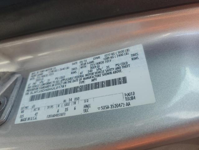 5LMTJ3DH0HUL01781 - 2017 LINCOLN MKC RESERVE Күміс фото 13