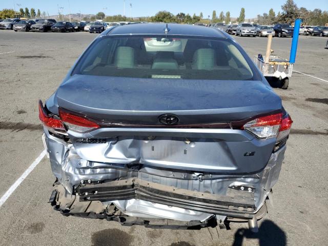 JTDEPMAE4N3010474 - 2022 TOYOTA COROLLA LE BLUE photo 6