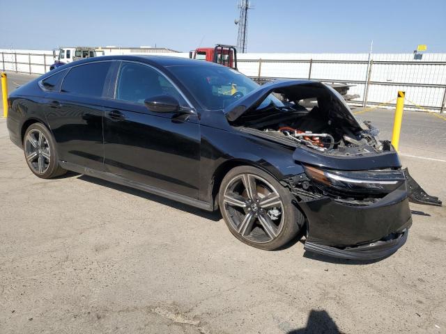 1HGCY2F59RA052949 - 2024 HONDA ACCORD HYBRID SPORT BLACK photo 4