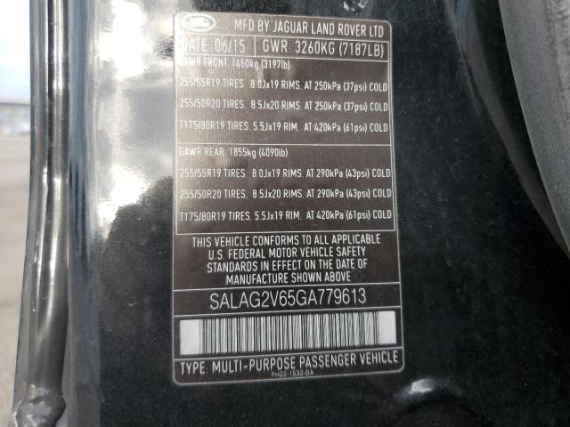 SALAG2V65GA779613 - 2016 LAND ROVER LR4 HSE Schwarz Foto 13