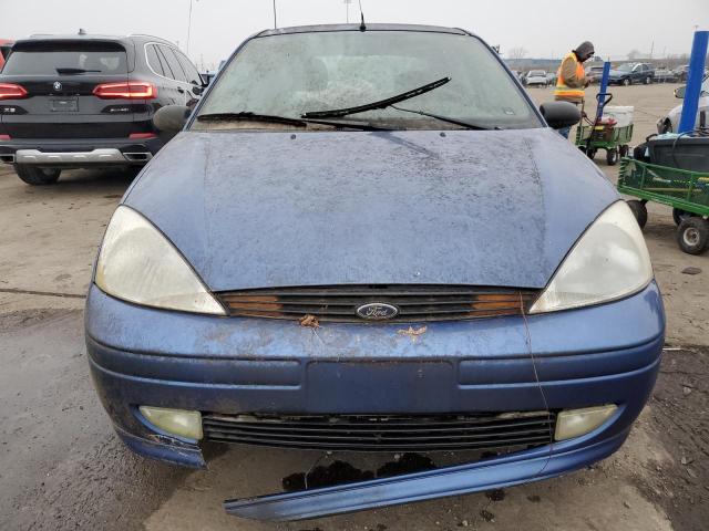 1FAHP38352W204779 - 2002 FORD FOCUS ZTS BLUE photo 5