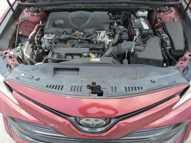4T1B11HK0KU719841 - 2019 TOYOTA CAMRY L RED photo 11