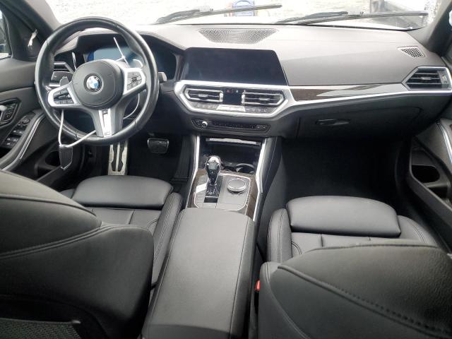 3MW5R7J06L8B05202 - 2020 BMW 330XI BLACK photo 8