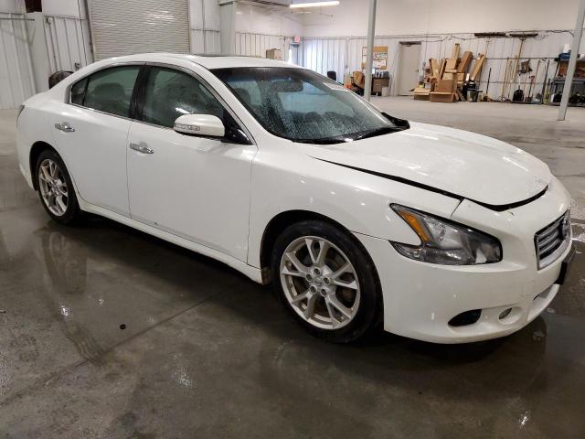 1N4AA5AP5EC441905 - 2014 NISSAN MAXIMA S WHITE photo 4