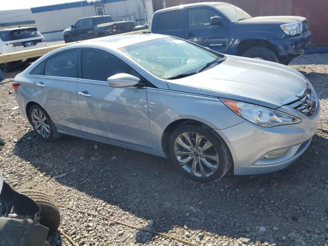 5NPEC4AC4BH142144 - 2011 HYUNDAI SONATA SE BLUE photo 4