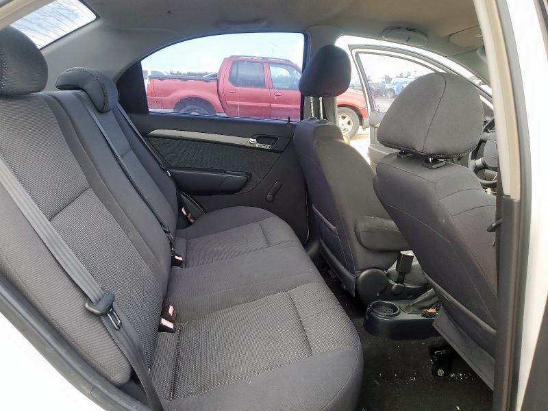 KL1TD56628B259977 - 2008 CHEVROLET AVEO BASE Սպիտակ լուսանկար 10